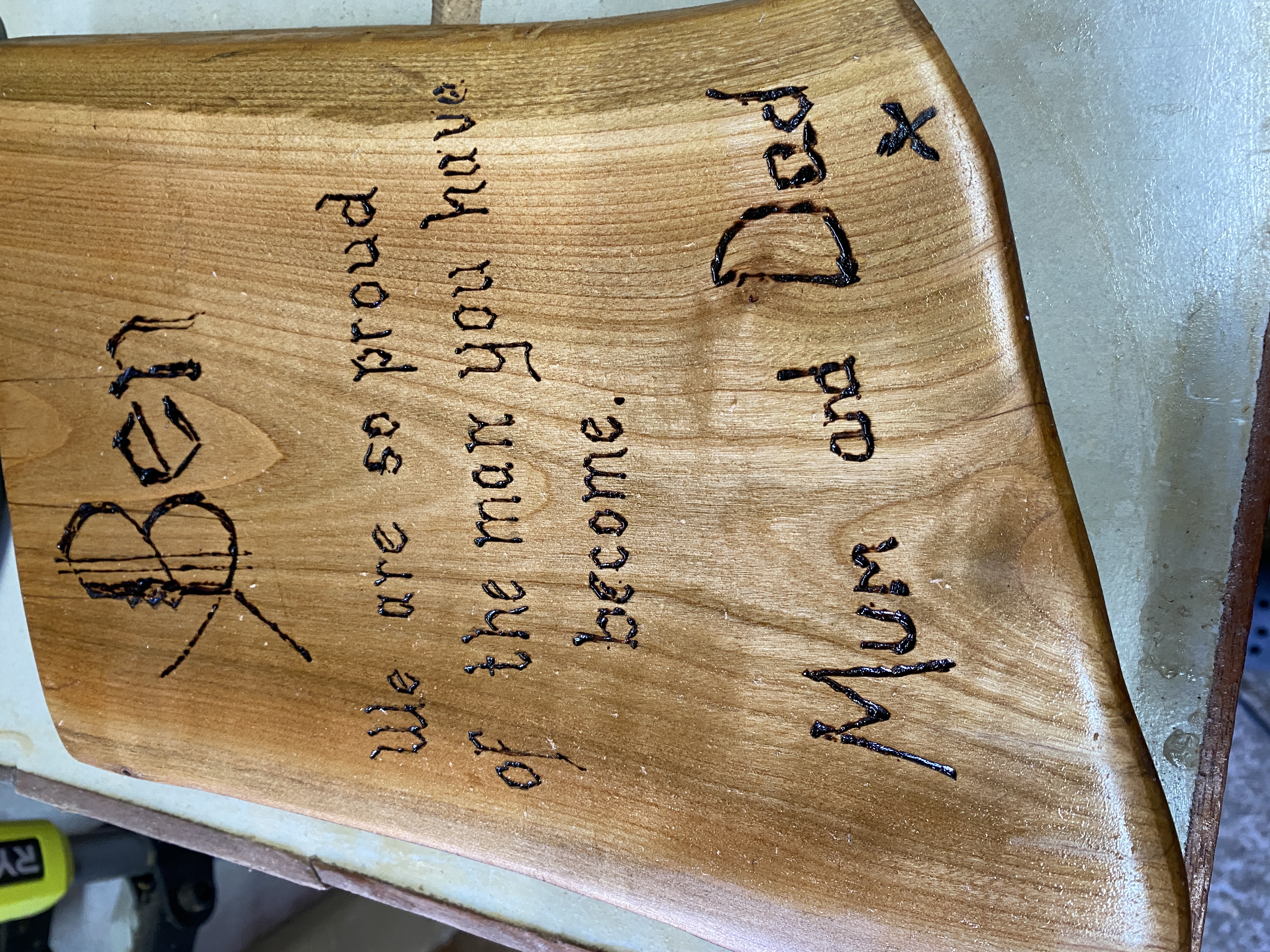 A beautiful tribute to a son