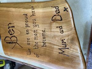 A beautiful tribute to a son